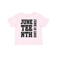 thumbnail image 1 of Inktastic Juneteenth June 19, 1865 Boys or Girls Toddler T-Shirt, 1 of 5