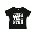 thumbnail image 1 of Inktastic Juneteenth June 19, 1865 Boys or Girls Toddler T-Shirt, 1 of 5