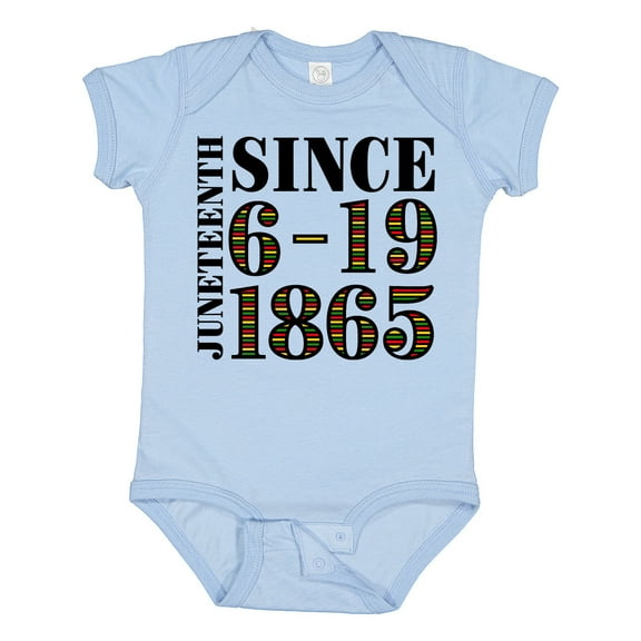 Inktastic Juneteenth Since 6-19-1865 Boys or Girls Baby Bodysuit