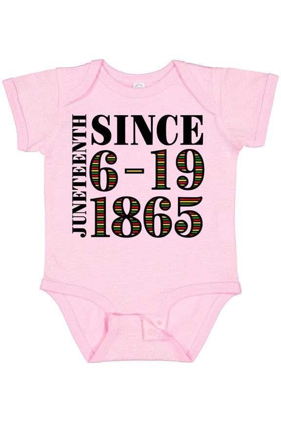 Juneteenth Since 6-19-1865 Boys or Girls Baby Bodysuit