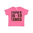 thumbnail image 1 of Inktastic Juneteenth Since 6-19-1865 Boys or Girls Toddler T-Shirt, 1 of 5