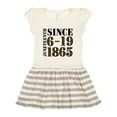 thumbnail image 1 of Inktastic Juneteenth Since 6-19-1865 Gift Toddler Girl Dress, 1 of 4