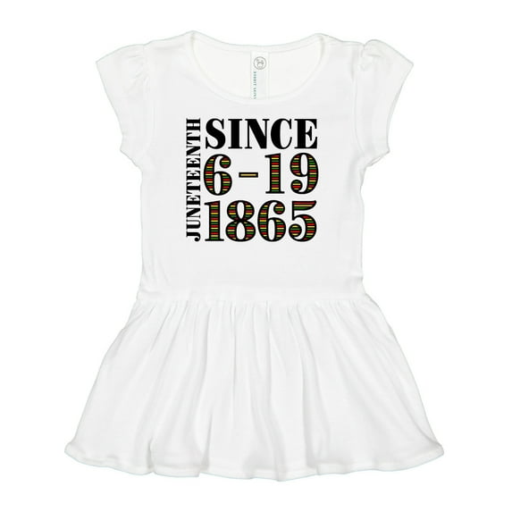 Inktastic Juneteenth Since 6-19-1865 Girls Baby Dress