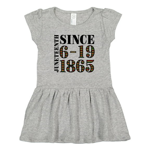 Inktastic Juneteenth Since 6-19-1865 Girls Toddler Dress