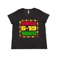 thumbnail image 1 of Inktastic Juneteenth Since 6-19-1865 Women's Plus Size T-Shirt, 1 of 5