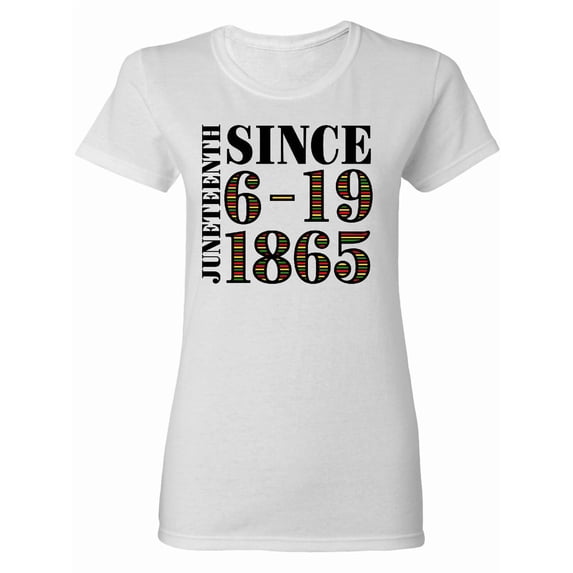 Inktastic Juneteenth Since 6-19-1865 Women's T-Shirt