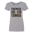 thumbnail image 1 of Inktastic Juneteenth Since 6-19-1865 Women's T-Shirt, 1 of 5