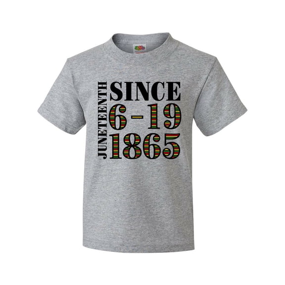 Inktastic Juneteenth Since 6-19-1865 Youth T-Shirt