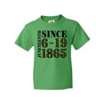 thumbnail image 1 of Inktastic Juneteenth Since 6-19-1865 Youth T-Shirt, 1 of 5