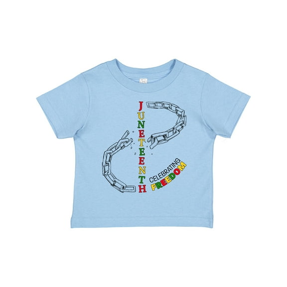 Inktastic Juneteenth-celebrating Freedom Breaking Chains Boys or Girls Toddler T-Shirt