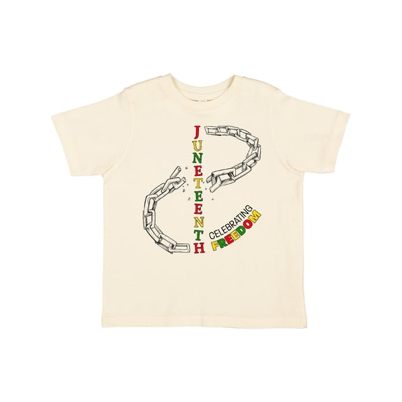 Inktastic Juneteenth-celebrating Freedom Breaking Chains Boys or Girls Toddler T-Shirt