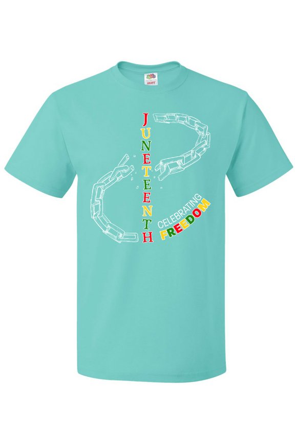 Juneteenth-celebrating Freedom Breaking Chains T-Shirt