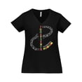 thumbnail image 1 of Inktastic Juneteenth-celebrating Freedom- Breaking Chains Women's Plus Size V-Neck T-Shirt, 1 of 5
