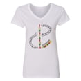 thumbnail image 1 of Inktastic Juneteenth-celebrating Freedom Breaking Chains Women's V-Neck T-Shirt, 1 of 5