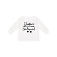 thumbnail image 1 of Inktastic Junior Bridesmaid Wedding Bridal Party Gift Girls Long Sleeve Toddler T-Shirt, 1 of 5