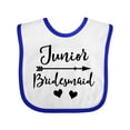 thumbnail image 1 of Inktastic Junior Bridesmaid Wedding Bridal Party Girls Baby Bib, 1 of 4