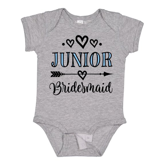 Inktastic Junior Bridesmaid Wedding Bridal Party Girls Baby Bodysuit