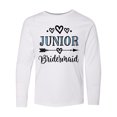 thumbnail image 1 of Inktastic Junior Bridesmaid Wedding Bridal Party Long Sleeve Youth T-Shirt, 1 of 5