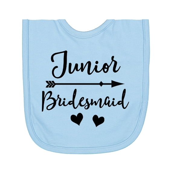 Inktastic Junior Bridesmaid Wedding Bridal Party Newborn Bib