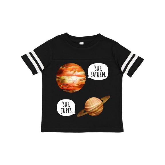 Inktastic Jupiter and Saturn Space Humor "Sup Saturn", "Sup Jupes" Boys or Girls Toddler T-Shirt