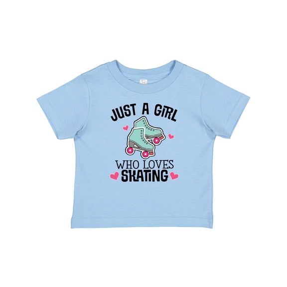 Inktastic Just A Girl Who Loves Skating Girls Baby T-Shirt
