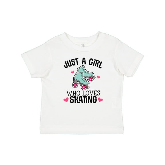 Inktastic Just A Girl Who Loves Skating Girls Baby T-Shirt