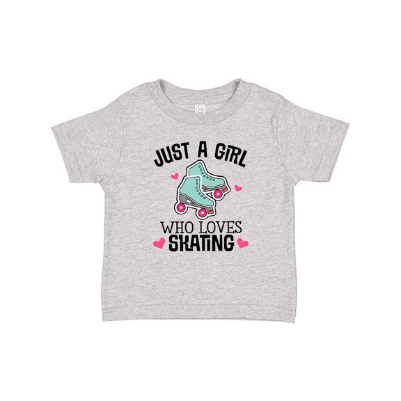 Inktastic Just A Girl Who Loves Skating Girls Baby T-Shirt
