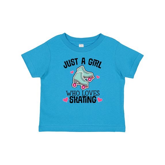 Inktastic Just A Girl Who Loves Skating Girls Baby T-Shirt