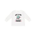 thumbnail image 1 of Inktastic Just A Girl Who Loves Skating Girls Long Sleeve Toddler T-Shirt, 1 of 5