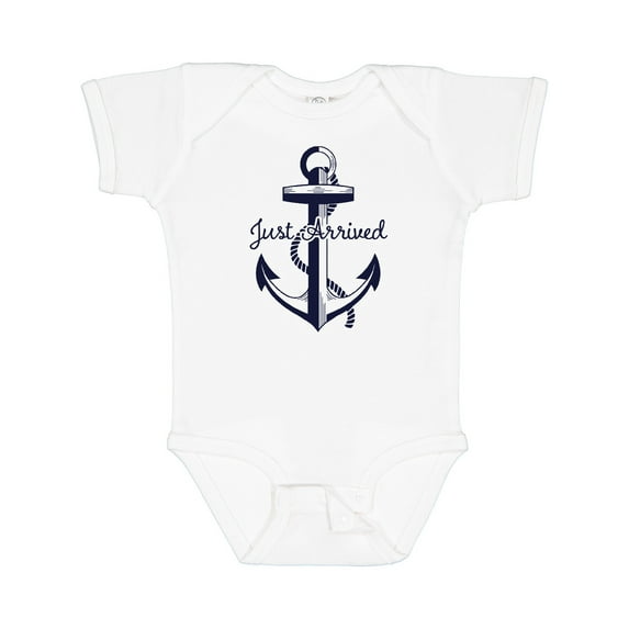 Inktastic Just Arrived Anchor Boys or Girls Baby Bodysuit