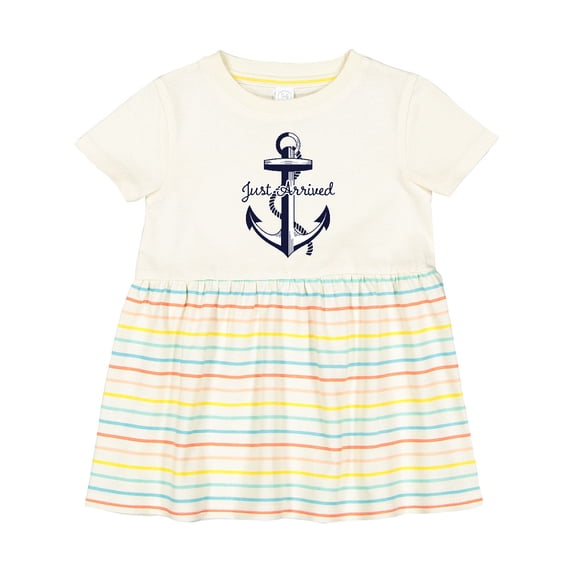 Inktastic Just Arrived Anchor Girls Baby Dress