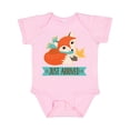 thumbnail image 1 of Inktastic Just Arrived Fox New Baby Boys or Girls Baby Bodysuit, 1 of 5