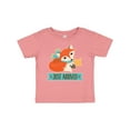 thumbnail image 1 of Inktastic Just Arrived Fox New Baby Boys or Girls Baby T-Shirt, 1 of 5
