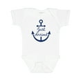 thumbnail image 1 of Inktastic Just Arrived Nautical Anchor Boys or Girls Baby Bodysuit, 1 of 5