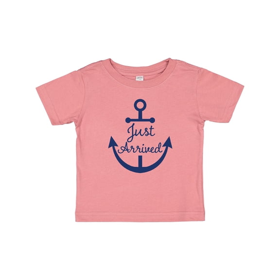 Inktastic Just Arrived Nautical Anchor Boys or Girls Baby T-Shirt