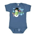 thumbnail image 1 of Inktastic Just Chillin' This Christmas Fun Snowman in Top Hat Boys or Girls Baby Bodysuit, 1 of 5