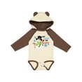 thumbnail image 1 of Inktastic Just Chillin' This Christmas Fun Snowman in Top Hat Boys or Girls Long Sleeve Baby Bodysuit, 1 of 5