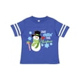 thumbnail image 1 of Inktastic Just Chillin' This Christmas Fun Snowman in Top Hat Boys or Girls Toddler T-Shirt, 1 of 5