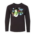 thumbnail image 1 of Inktastic Just Chillin' This Christmas Fun Snowman in Top Hat Long Sleeve Youth T-Shirt, 1 of 5