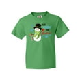 thumbnail image 1 of Inktastic Just Chillin' This Christmas Fun Snowman in Top Hat Youth T-Shirt, 1 of 5