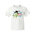 thumbnail image 1 of Inktastic Just Chillin' This Christmas Fun Snowman in Top Hat Youth T-Shirt, 1 of 5