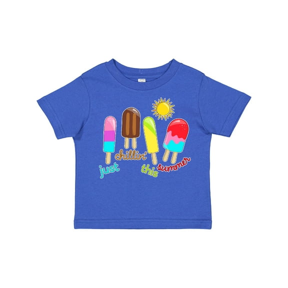 Inktastic Just Chillin This Summer Popsicles Boys or Girls Toddler T-Shirt