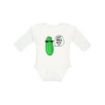 thumbnail image 1 of Inktastic Just Dill with It Chill Dill Pickle in Sunglasses Boys or Girls Long Sleeve Baby Bodysuit, 1 of 5