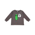 thumbnail image 1 of Inktastic Just Dill with It Chill Dill Pickle in Sunglasses Boys or Girls Long Sleeve Toddler T-Shirt, 1 of 5