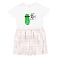 thumbnail image 1 of Inktastic Just Dill with It Chill Dill Pickle in Sunglasses Girls Toddler Dress, 1 of 5