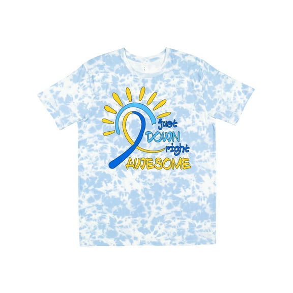 Inktastic Just Down Right Awesome Down Syndrome Awareness Ribbon T-Shirt