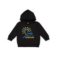 thumbnail image 1 of Inktastic Just Down Right Awesome Down Syndrome Awareness Ribbon Toddler Hoodie, 1 of 4