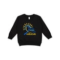thumbnail image 1 of Inktastic Just Down Right Awesome Down Syndrome Awareness Ribbon Toddler Sweatshirt, 1 of 4