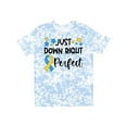thumbnail image 1 of Inktastic Just Down Right Perfect Down Syndrome Awareness Ribbon T-Shirt, 1 of 5