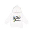 thumbnail image 1 of Inktastic Just Down Right Perfect Down Syndrome Awareness Ribbon Toddler Hoodie, 1 of 4